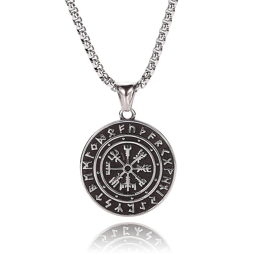 Vegvísir Elder Futhark Talisman